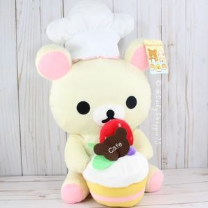 Large San-X Korilakkuma Cafe Collection Waiter Plush